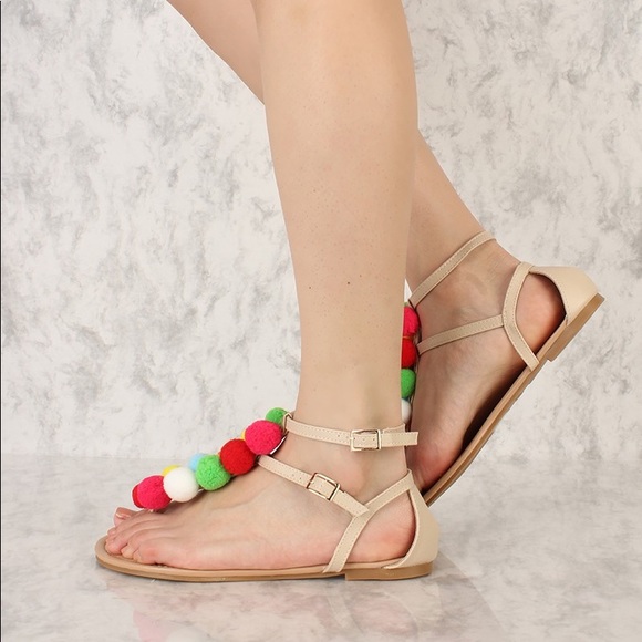 Pom Pom sandals - Picture 6 of 8